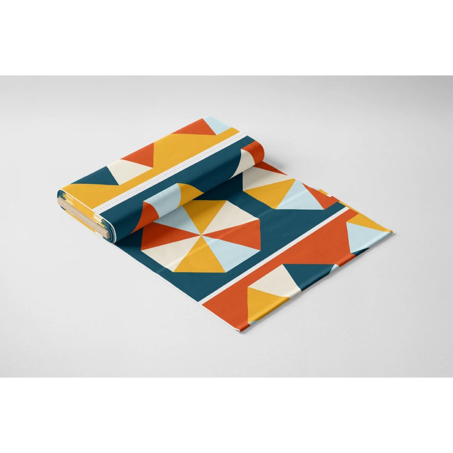 Paintbrush Studio-Quilting Rockstar-Table Runner Panel in Navy and Gold
