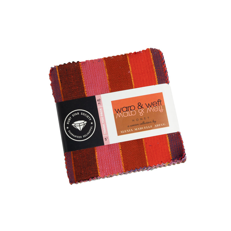 Ruby Star Society-Warp and Weft-Honey-Charm Pack