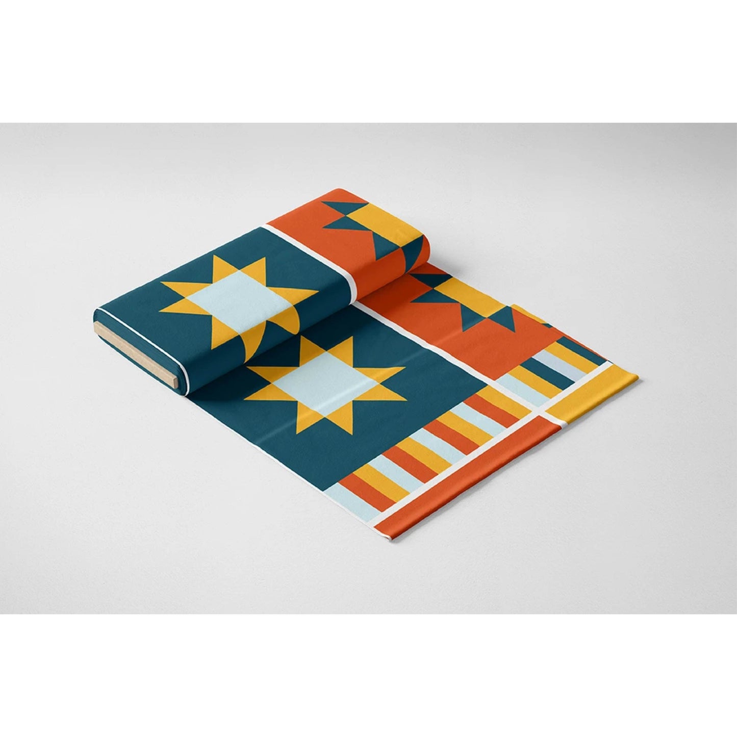 Paintbrush Studio-Quilting Rockstar-Placemat Panel in Navy and Gold