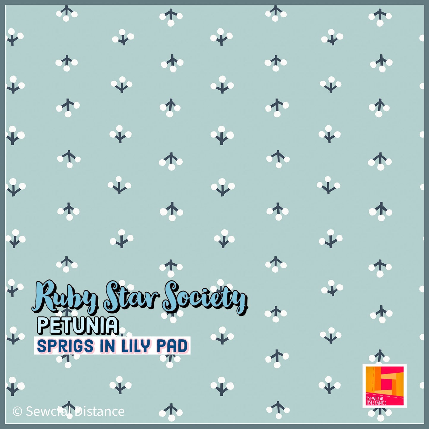 Ruby Star Society-Petunia-Sprigs in Lily Pad