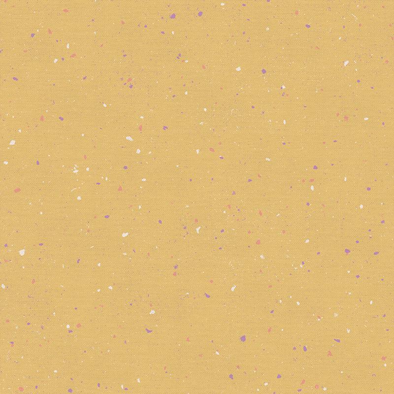 Paintbrush Studio-Rainbow Dust-Terrazzo-Mustard in 50in Double Gauze