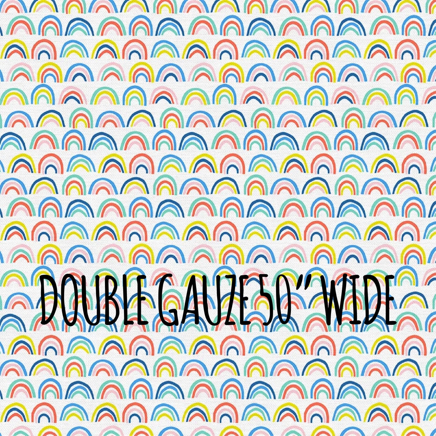Paintbrush Studio-Over the Rainbow-Mini Rainbows-50 in Double Gauze