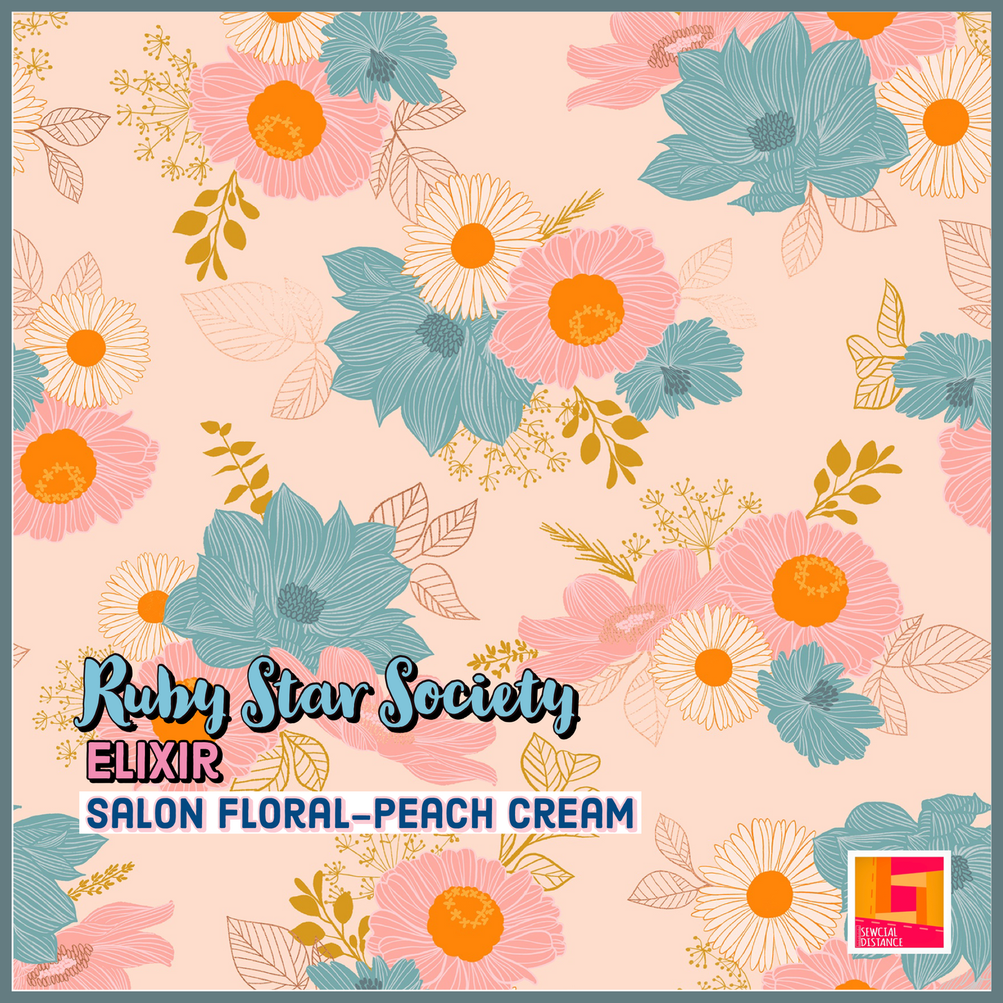 Ruby Star Society-Elixir-Salon Floral-Metallic Peach Cream