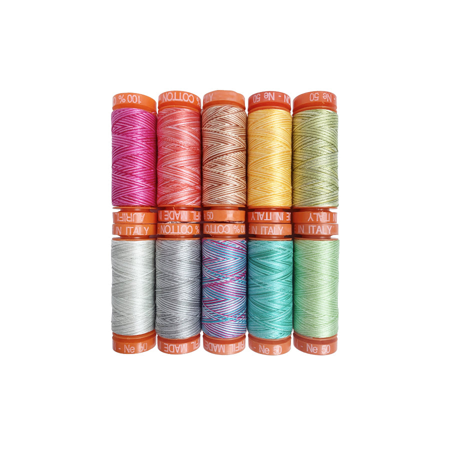 Tula Pink Premium Aurifil Thread Collection-Small Spools