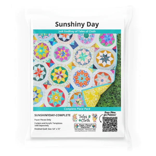 Sunshiny Day-Complete Paper Pieces and Template Set by Tales of Cloth
