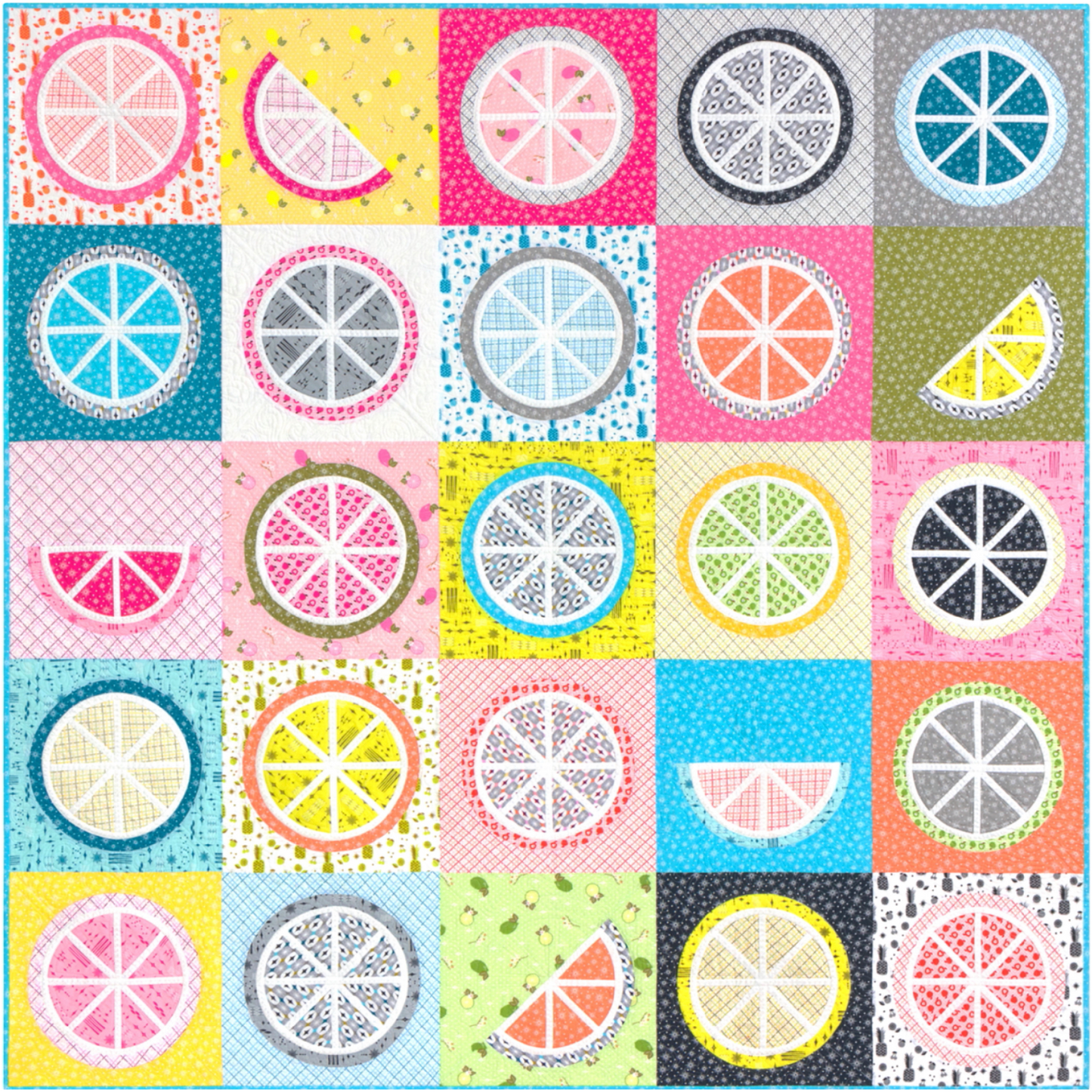 The Fruit Juice Quilt by Violet Craft