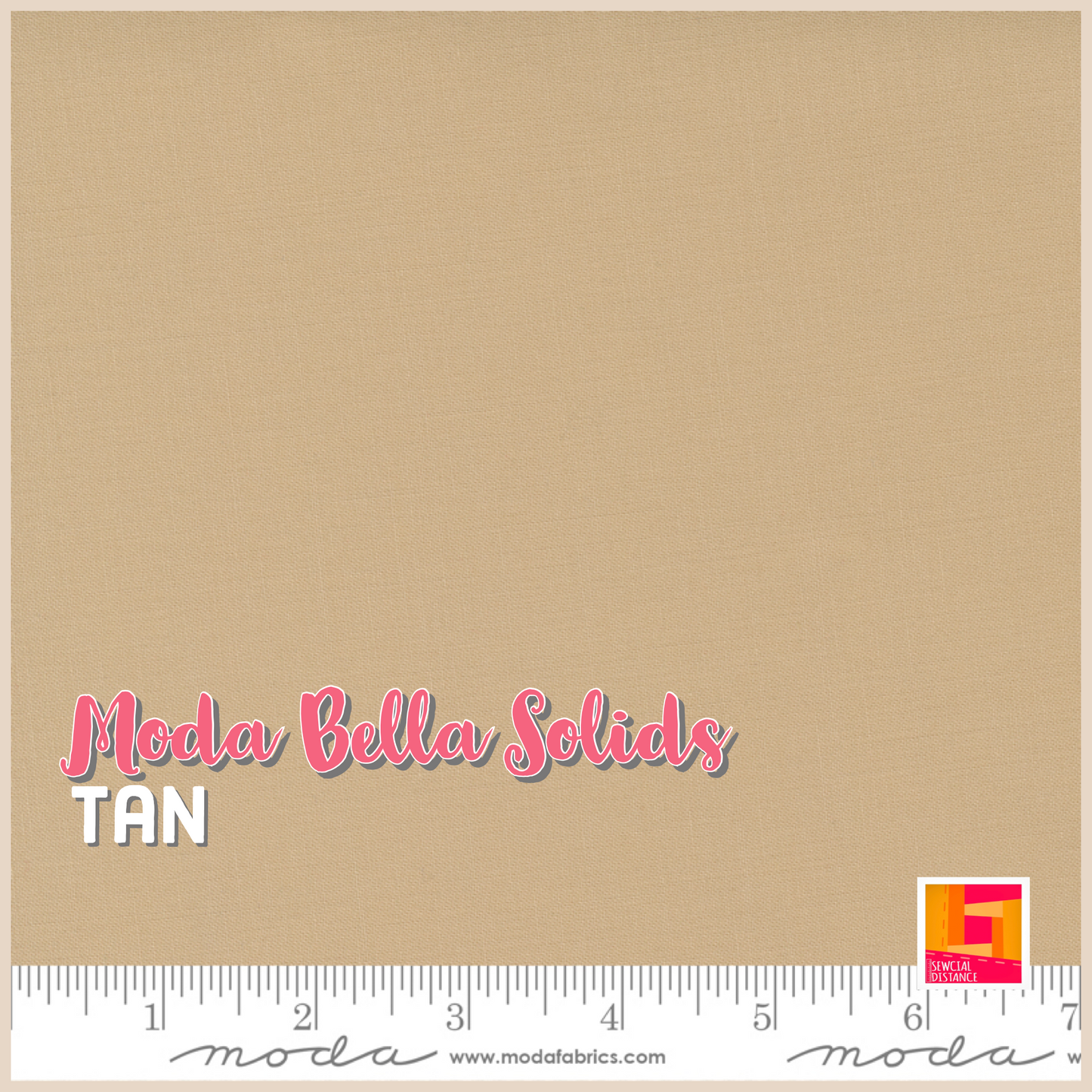 Moda Fabrics-Bella Solids-Tan