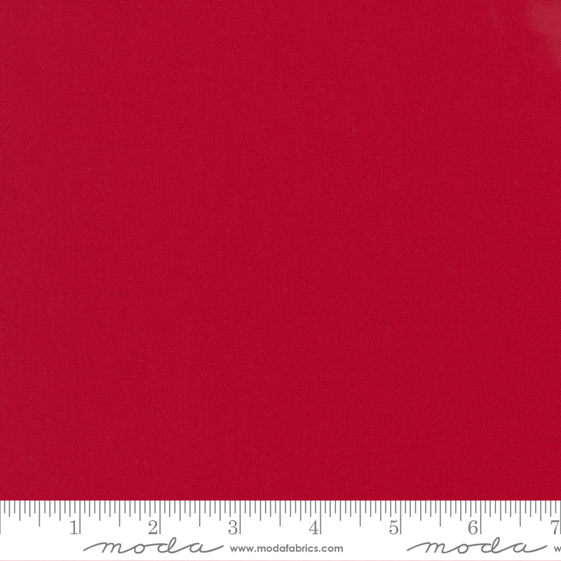 Moda Fabrics-Bella Solids-Christmas Red