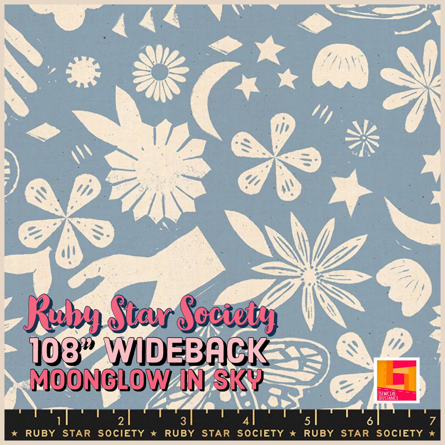Ruby Star Society-108in Wide Back-Moonglow in Sky