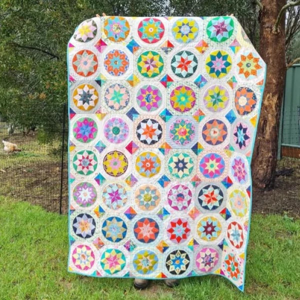 Sunshiny Day-Complete Paper Pieces and Template Set by Tales of Cloth