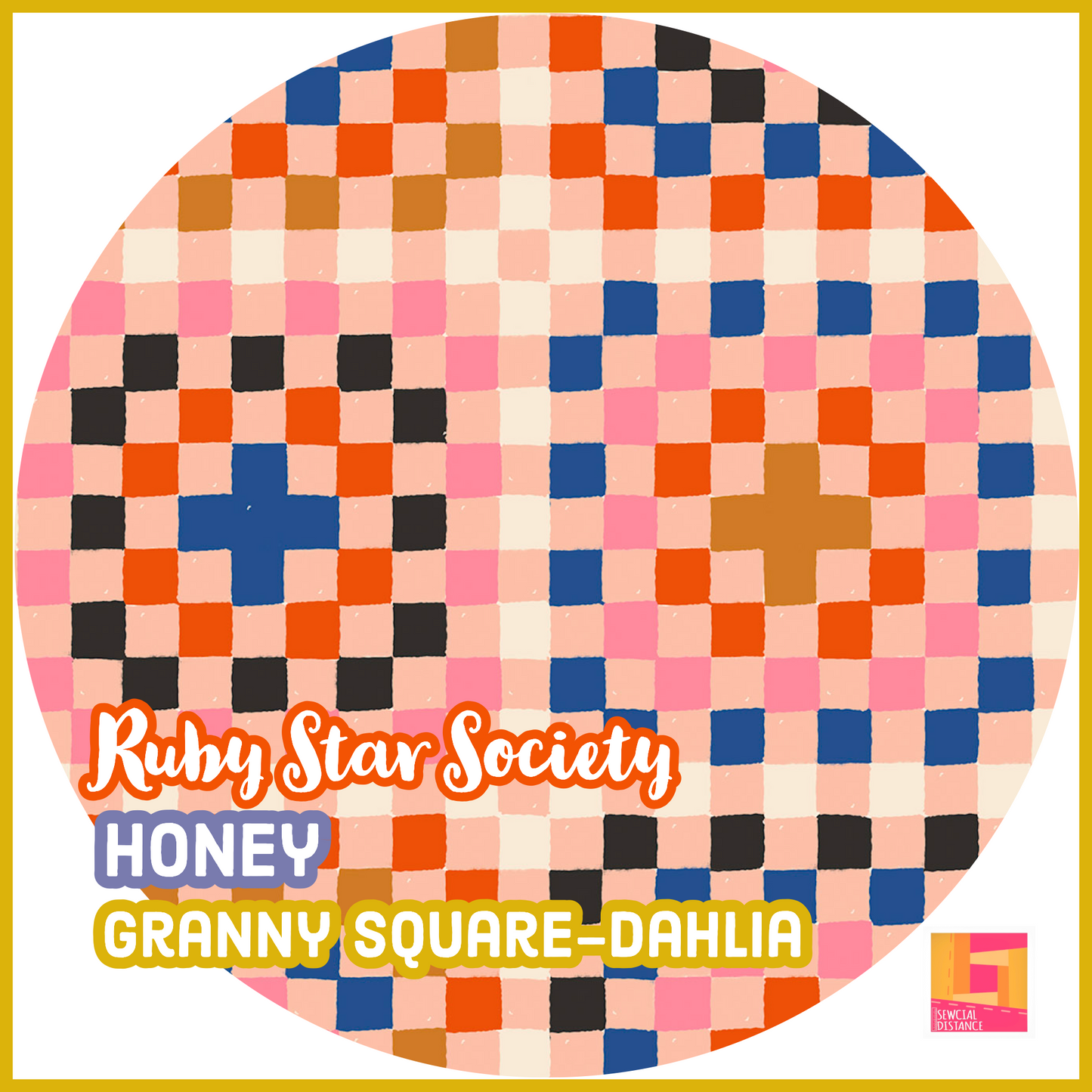 Ruby Star Society-Honey-Granny Square-Dahlia