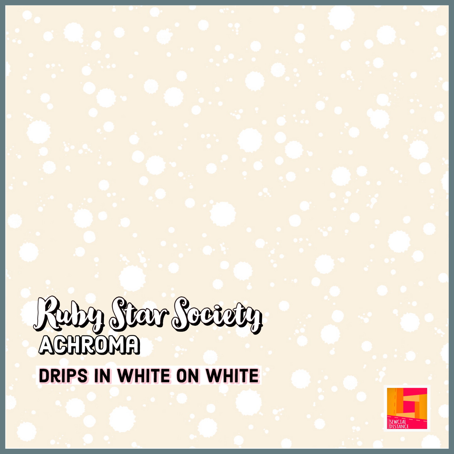 Ruby Star Society-Achroma-Drips in White on White