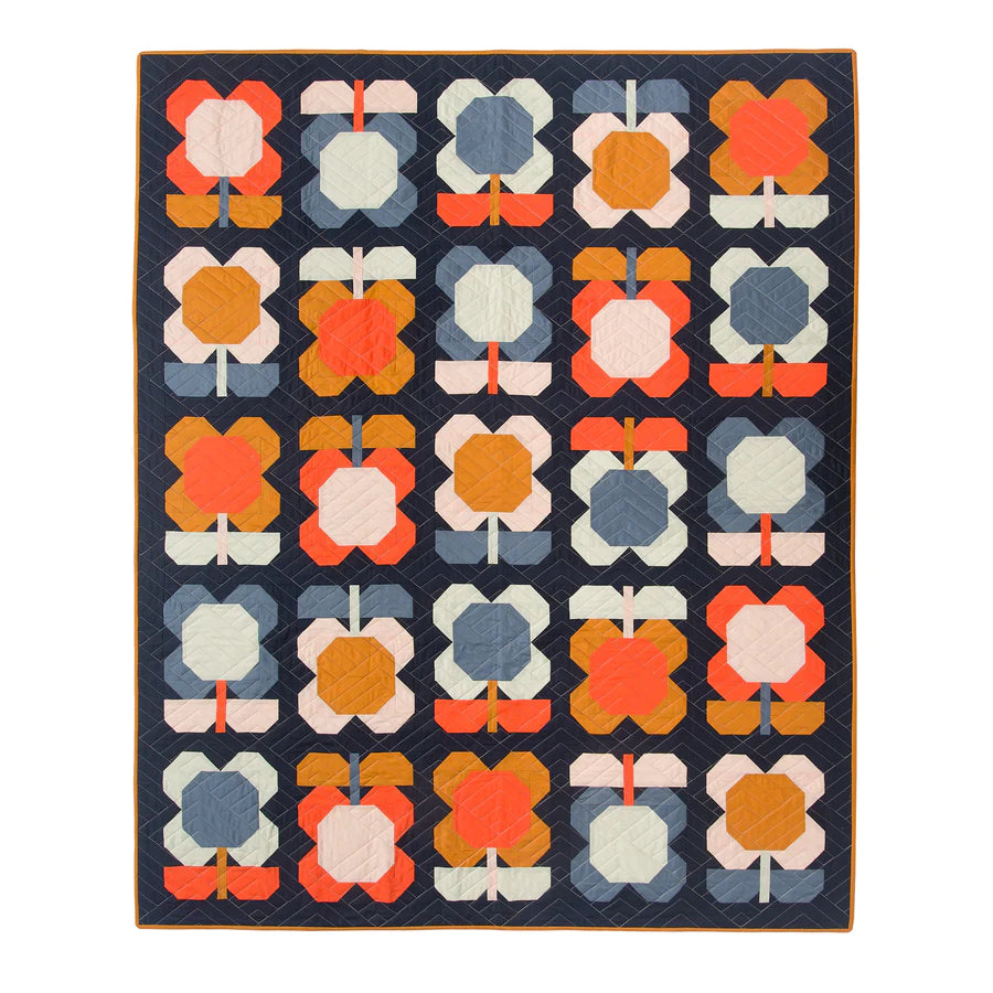 Folk Blooms by Pen and Paper Patterns