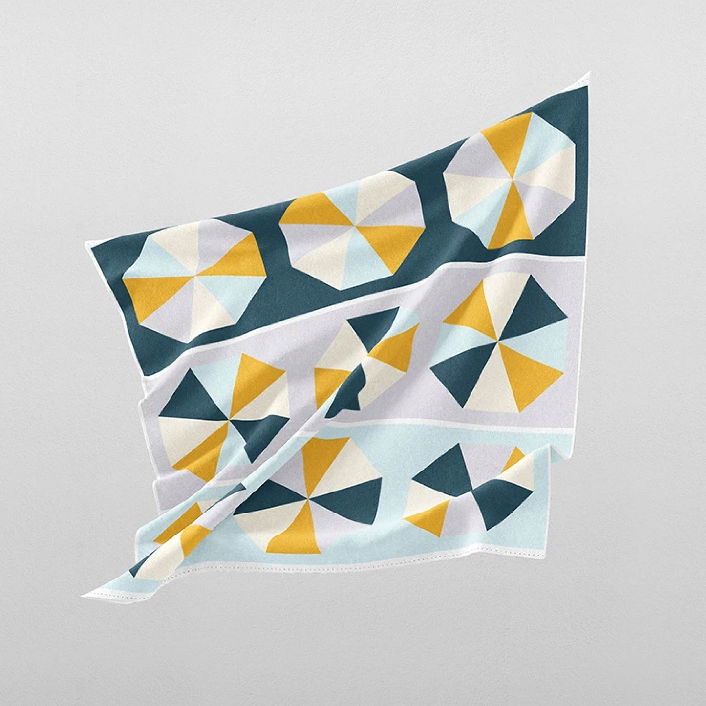 Paintbrush Studio-Quilting Rockstar-Table Runner Panel in Blue