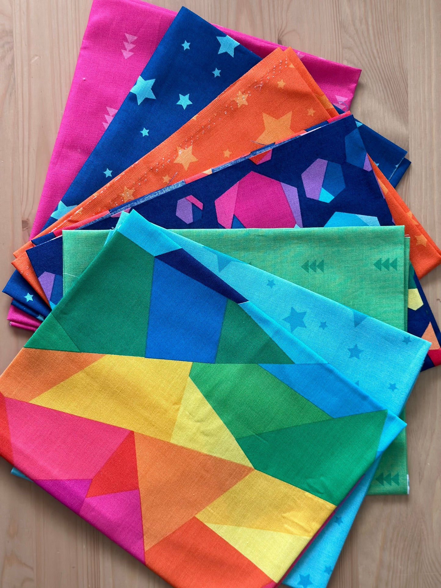 Riley Blake-Quiet Play-Create Fat Quarter Bundle-7 Print