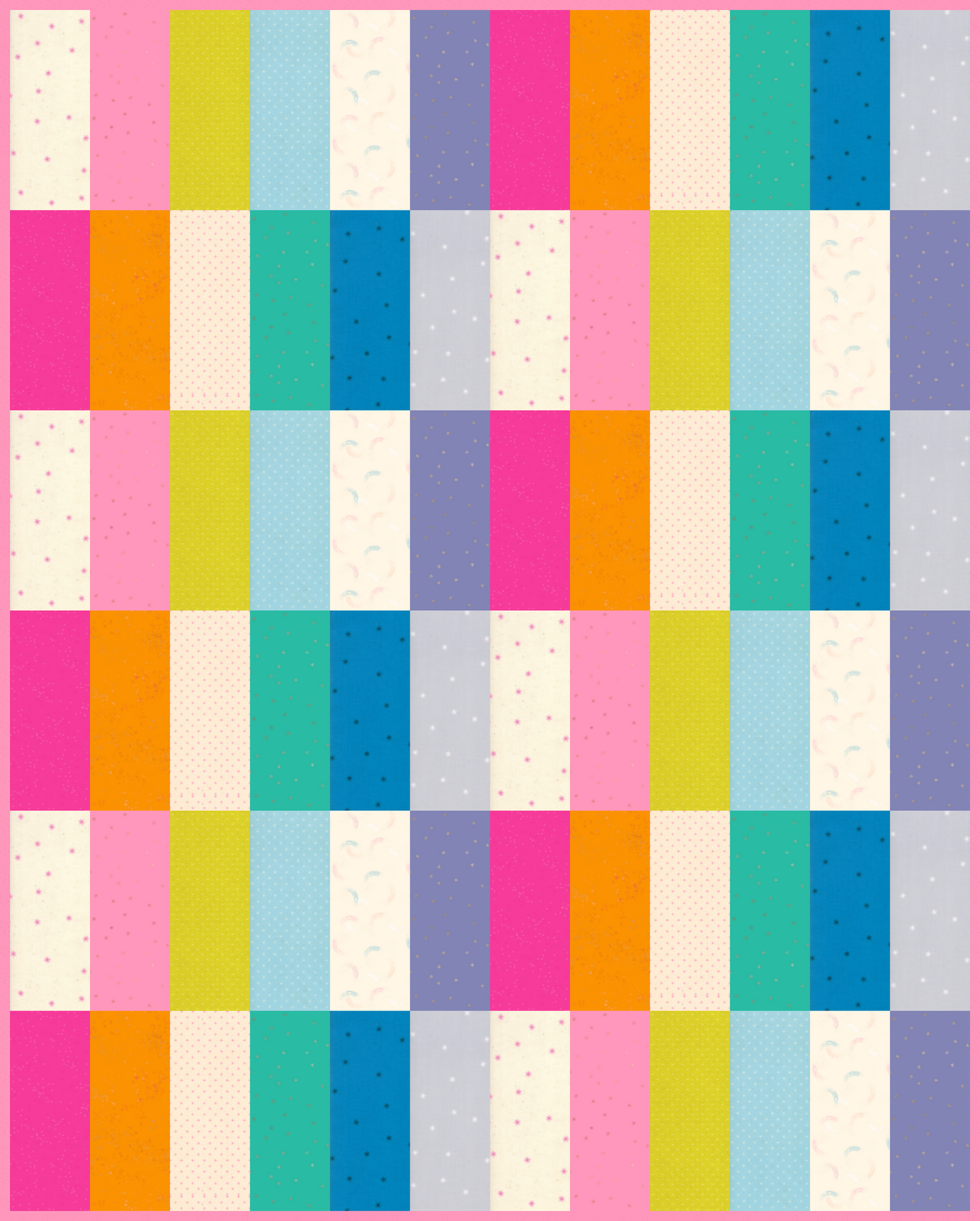 RSS Spring Sewalong Swatch Quilt Kit-Rainbow