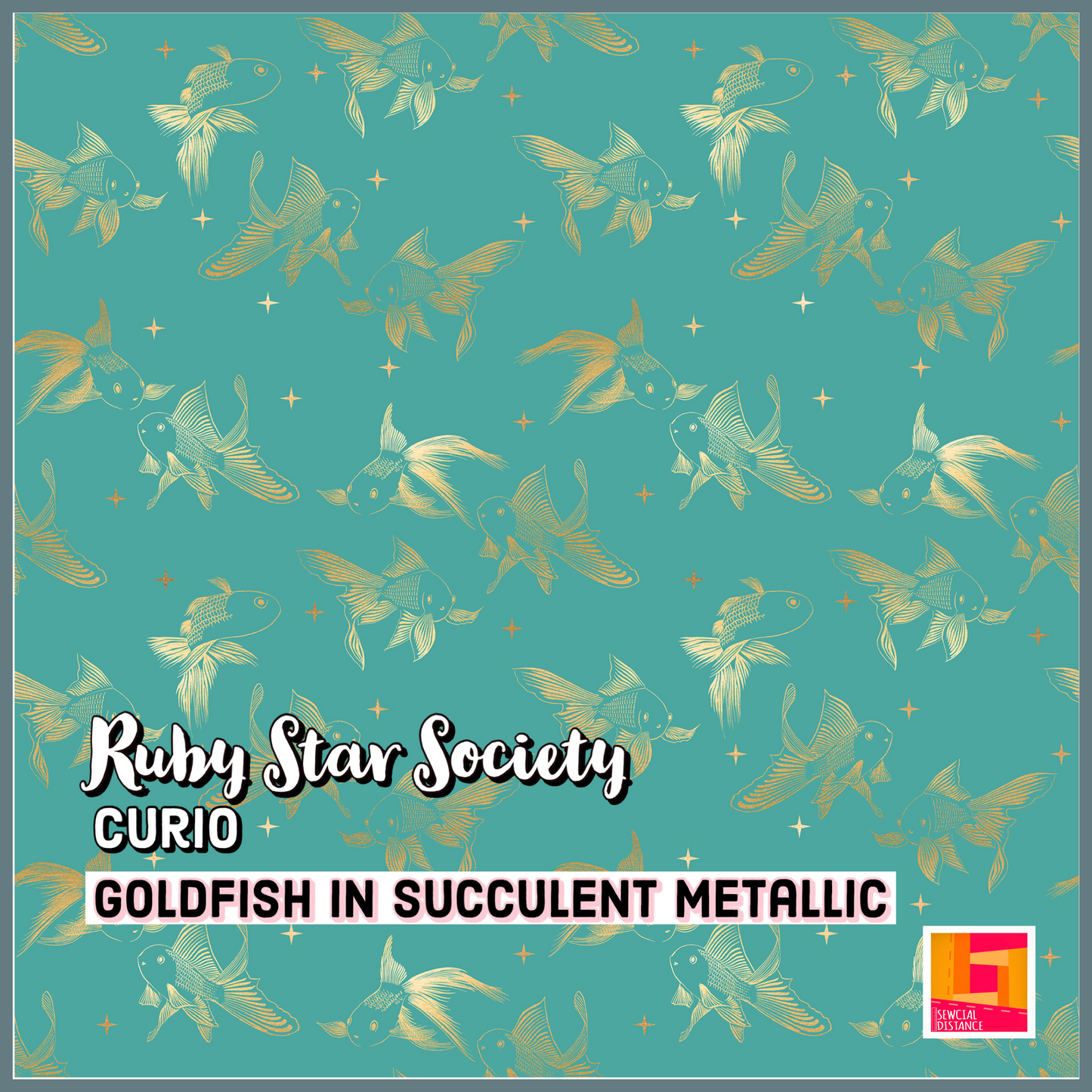 Ruby Star Society-Curio-Goldfish in Succulent Metallic
