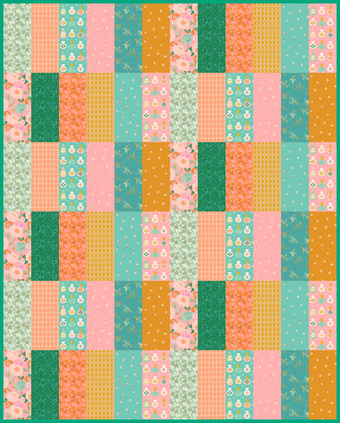 RSS Spring Sewalong Swatch Quilt Kit-Curio