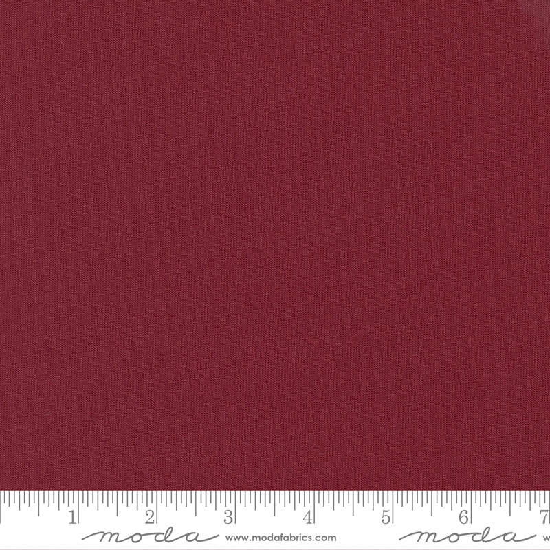 Moda Fabrics-Bella Solids-Kansas Red
