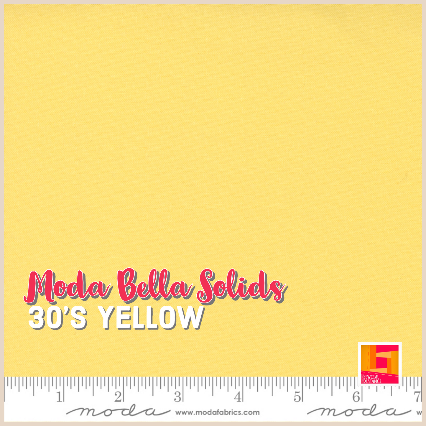 Moda Fabrics-Bella Solids-30’s Yellow