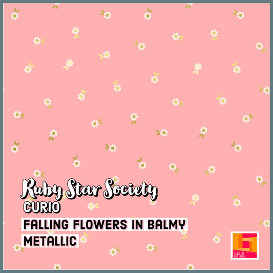 Ruby Star Society-Curio-Falling Flowers in Balmy Metallic