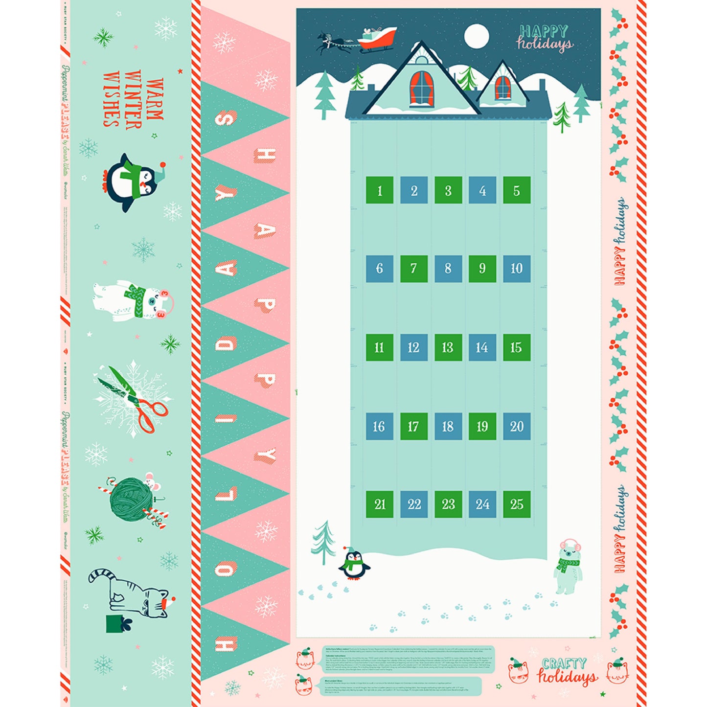 Ruby Star Society-Peppermint Please Countdown Panel