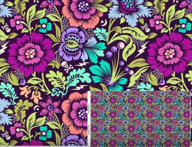 PRE-ORDER Tula Pink-Nightshade-Deja Vu-Half Yard Bundle