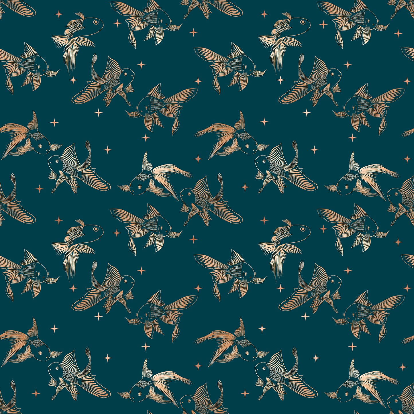 Ruby Star Society-Curio-Goldfish in Galaxy Metallic