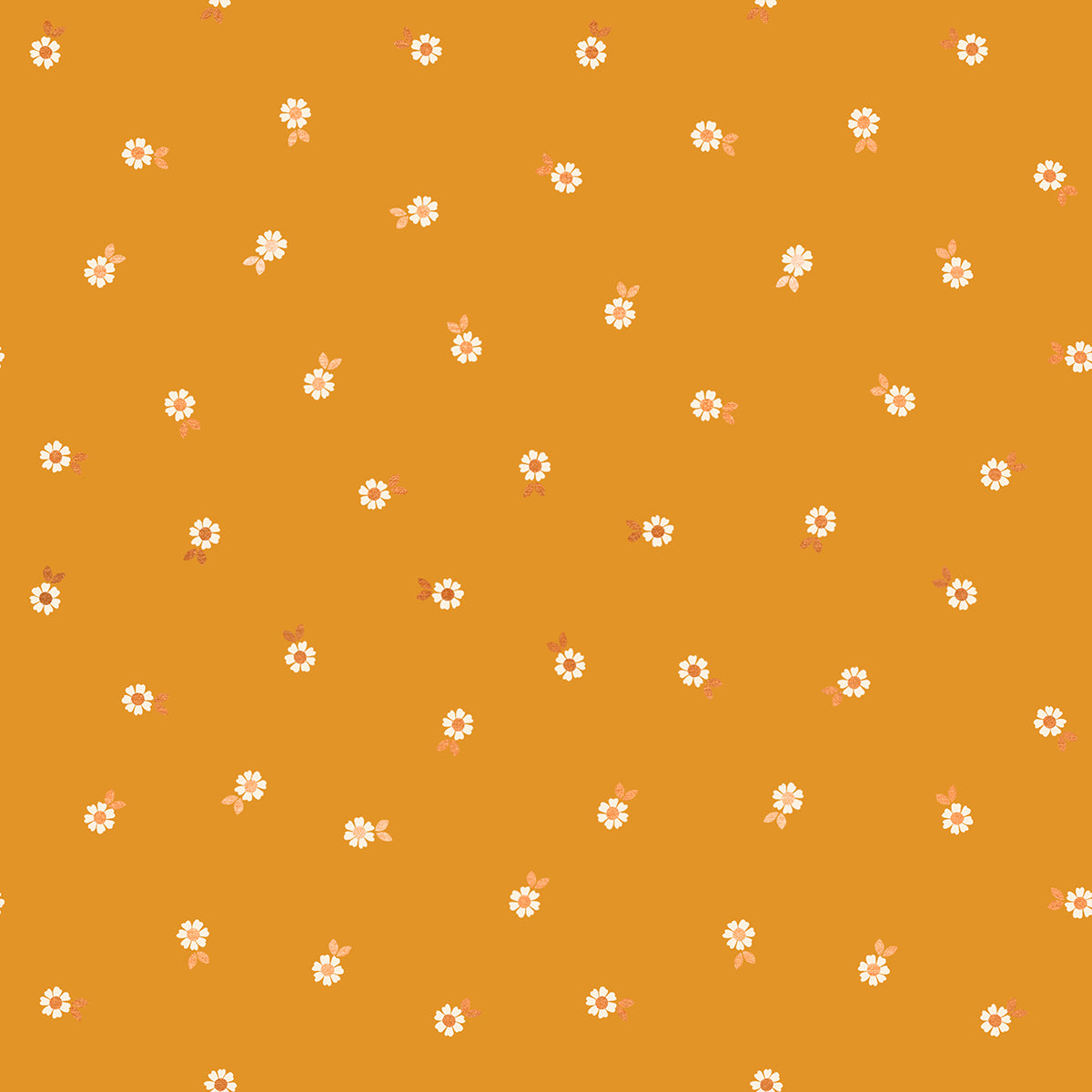 Ruby Star Society-Curio-Falling Flowers in Honey Metallic