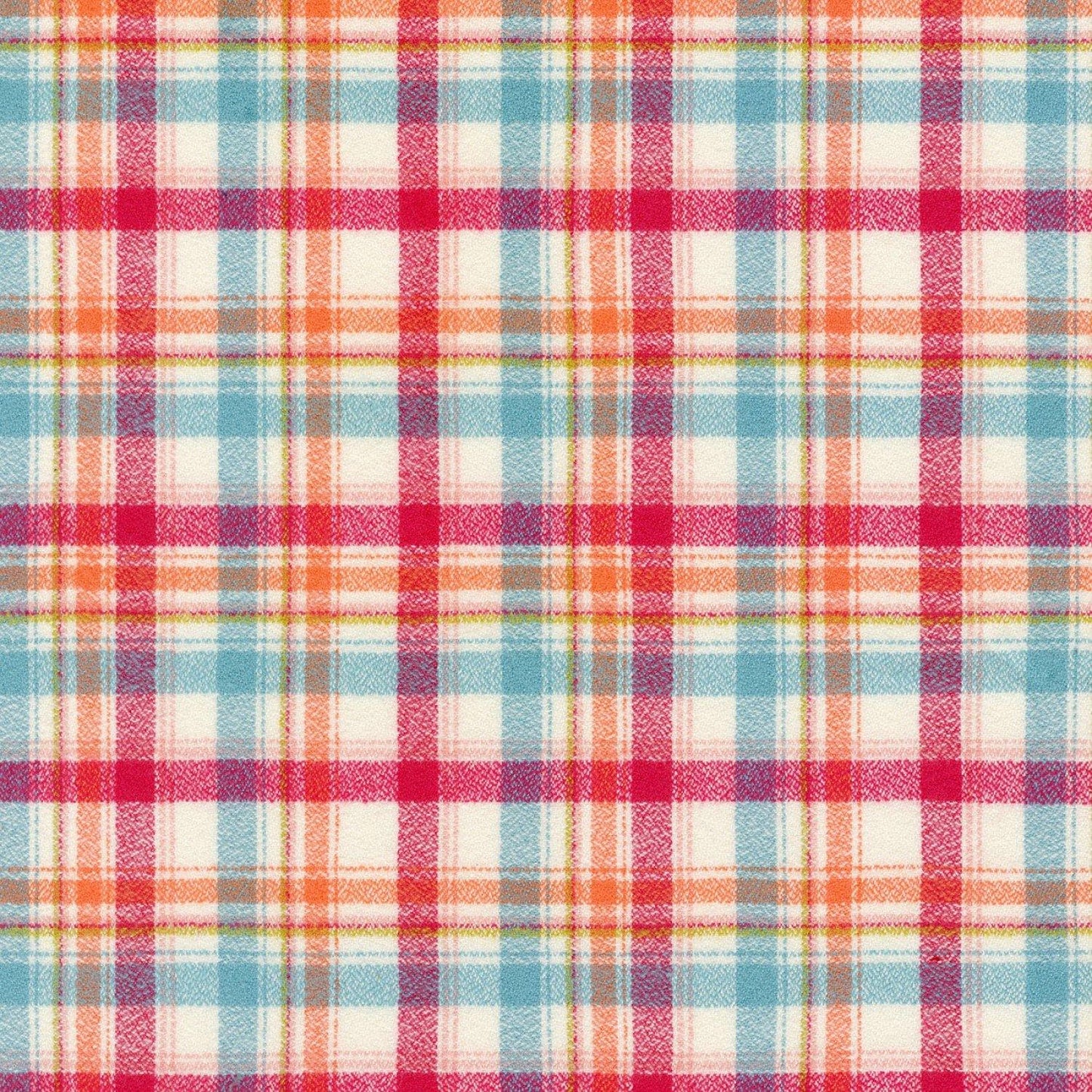 By the 1/2 Yard-Studio RK-Junior Mammoth Flannel-Nectarine - Sewcial Distance