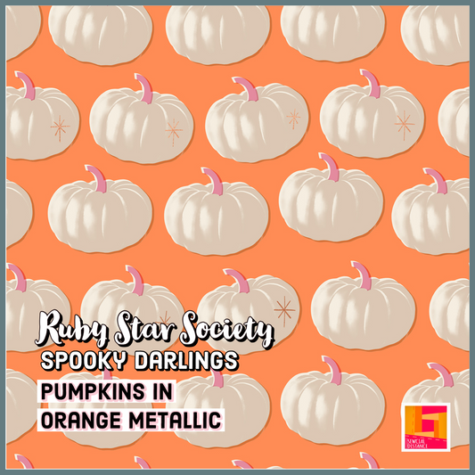 Ruby Star Society-Spooky Darlings-Pumpkins in Orange Metallic