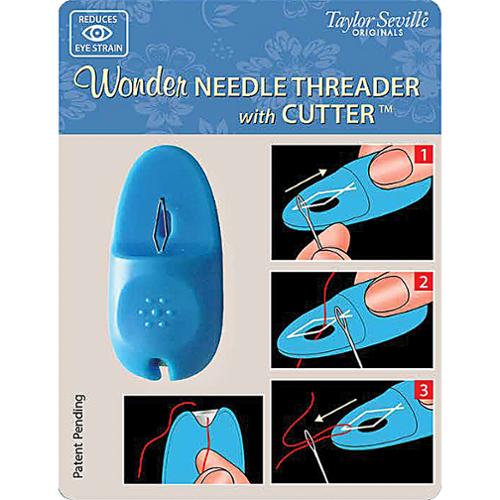 Wonder Needle Threader with Cutter