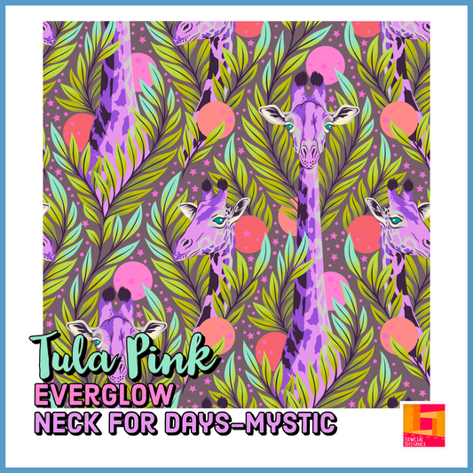 Tula Pink-Everglow-Neck For Days-Mystic