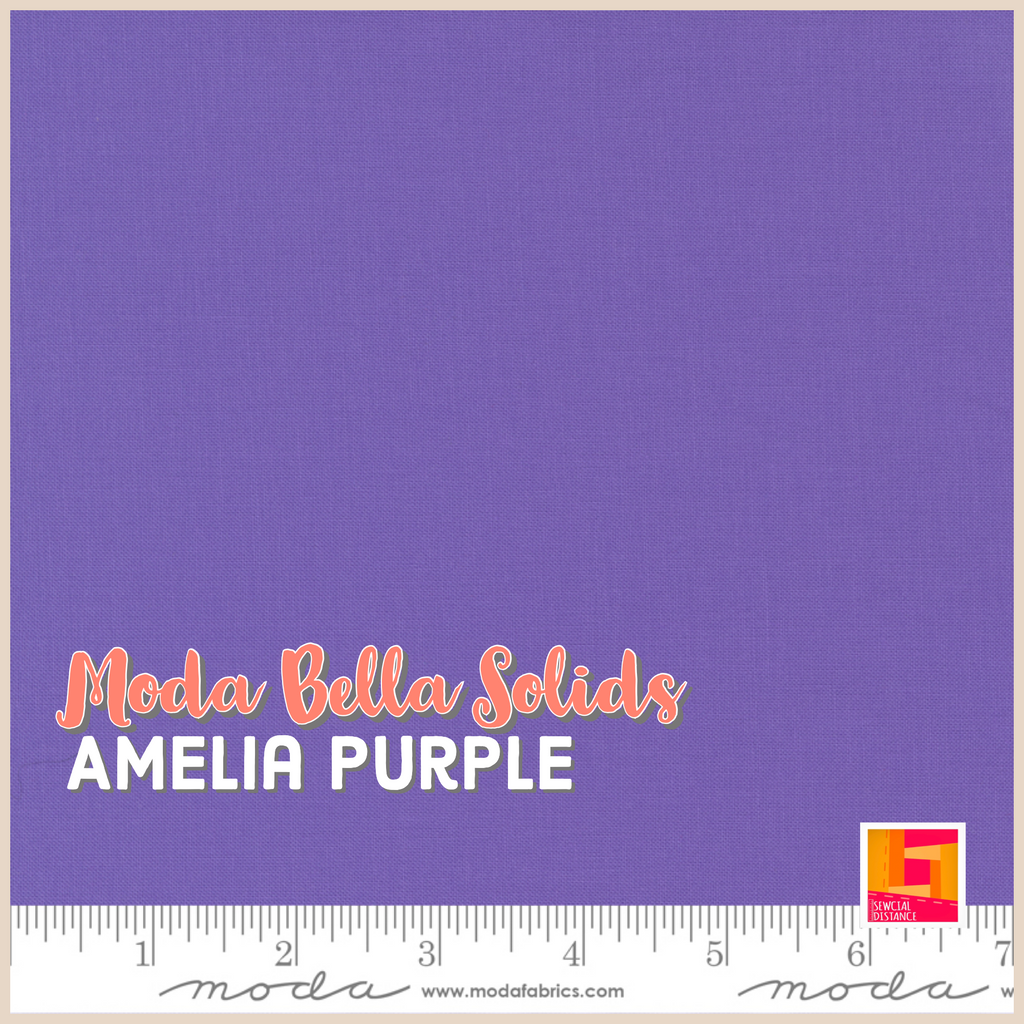 Moda Fabrics-Bella Solids-Amelia Purple