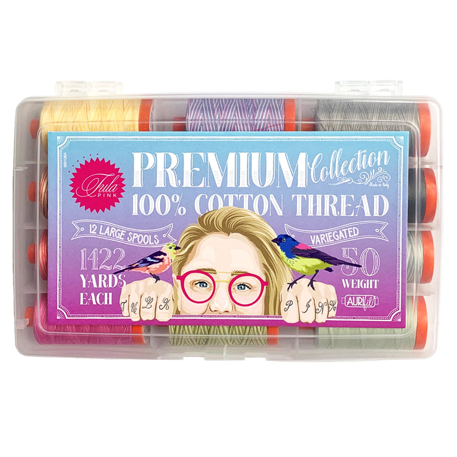 Tula Pink Premium Aurifil Thread Collection-Large Spools