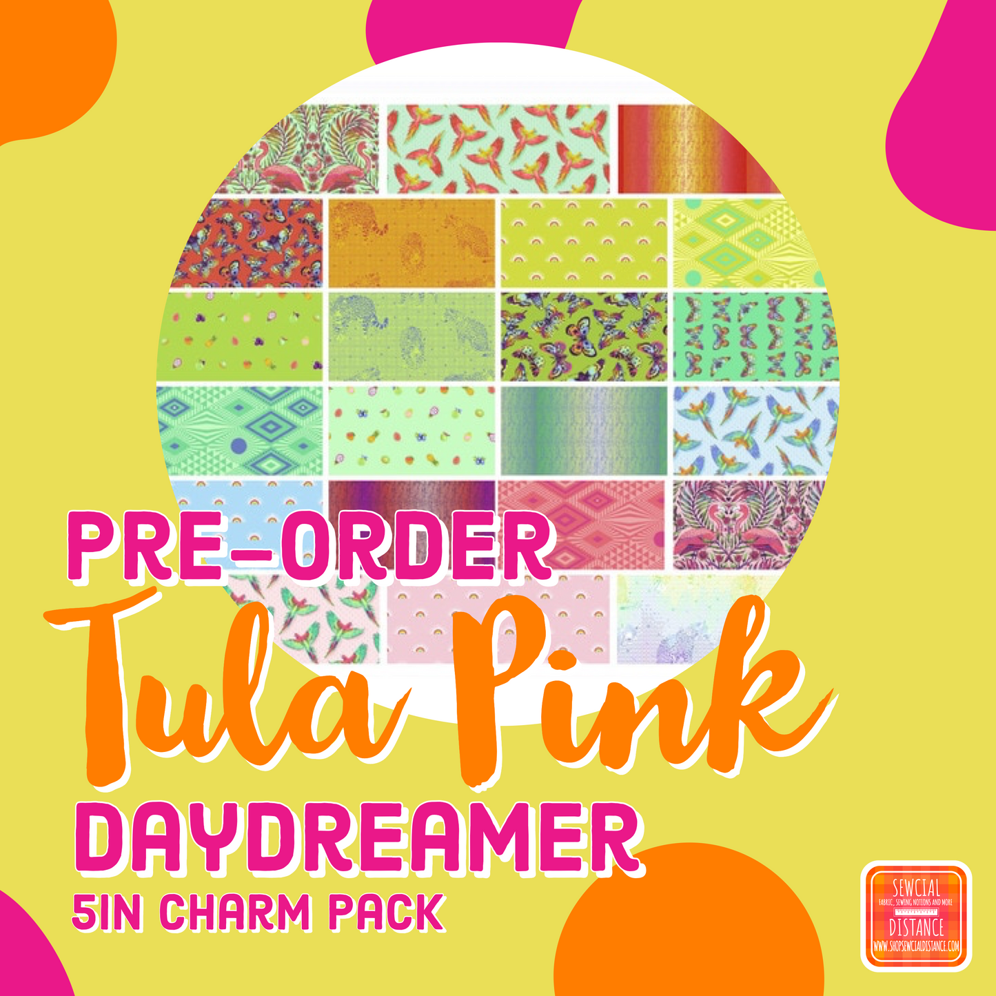 Tula Pink-Daydreamer-5in Charm Pack