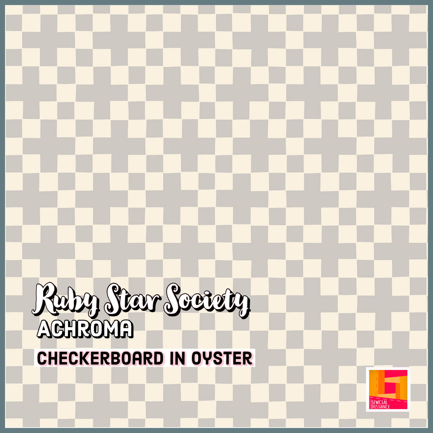 Ruby Star Society-Achroma-Checkerboard in Oyster