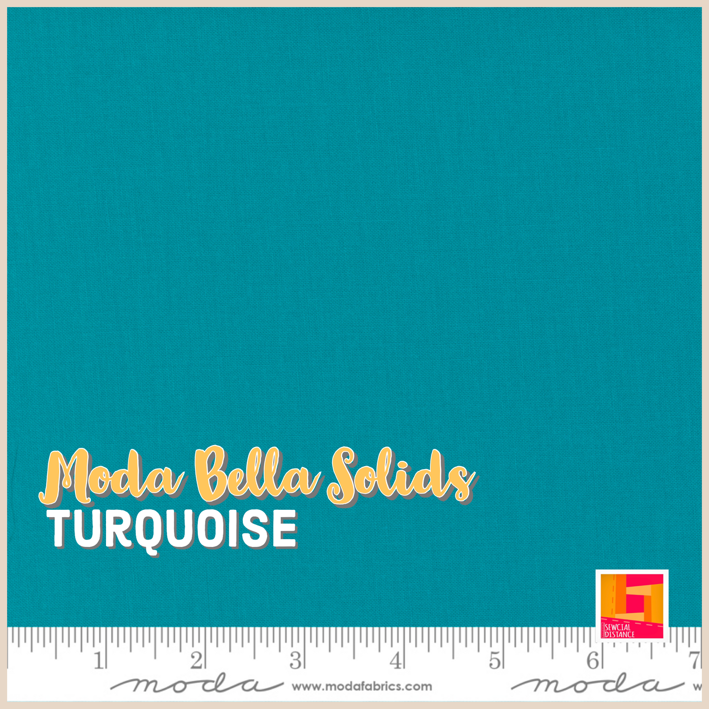 Moda Fabrics-Bella Solids-Turquoise