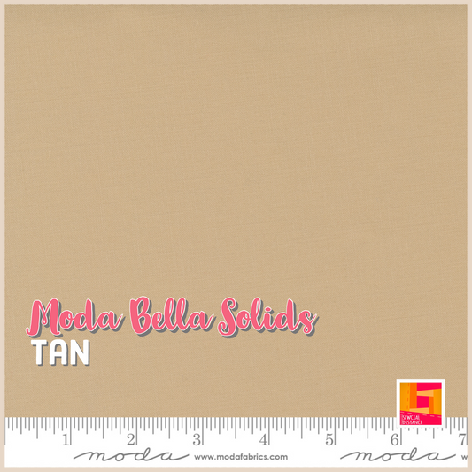Moda Fabrics-Bella Solids-Tan