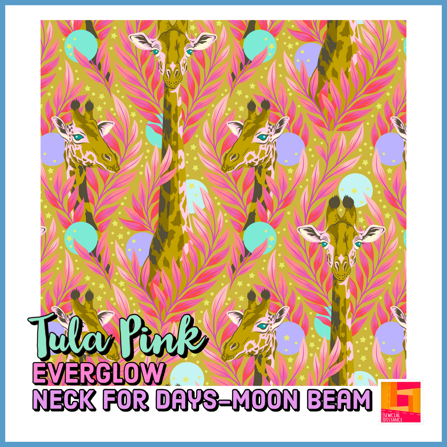 Tula Pink-Everglow-Neck For Days-Moonbeam