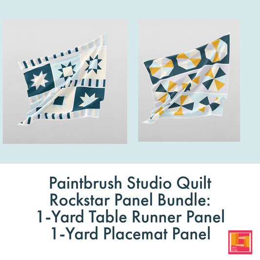 Paintbrush Studio-Quilting Rockstar-Blue Panel Bundle