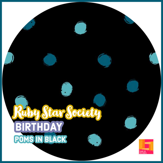 Ruby Star Society-Birthday-Poms in Black