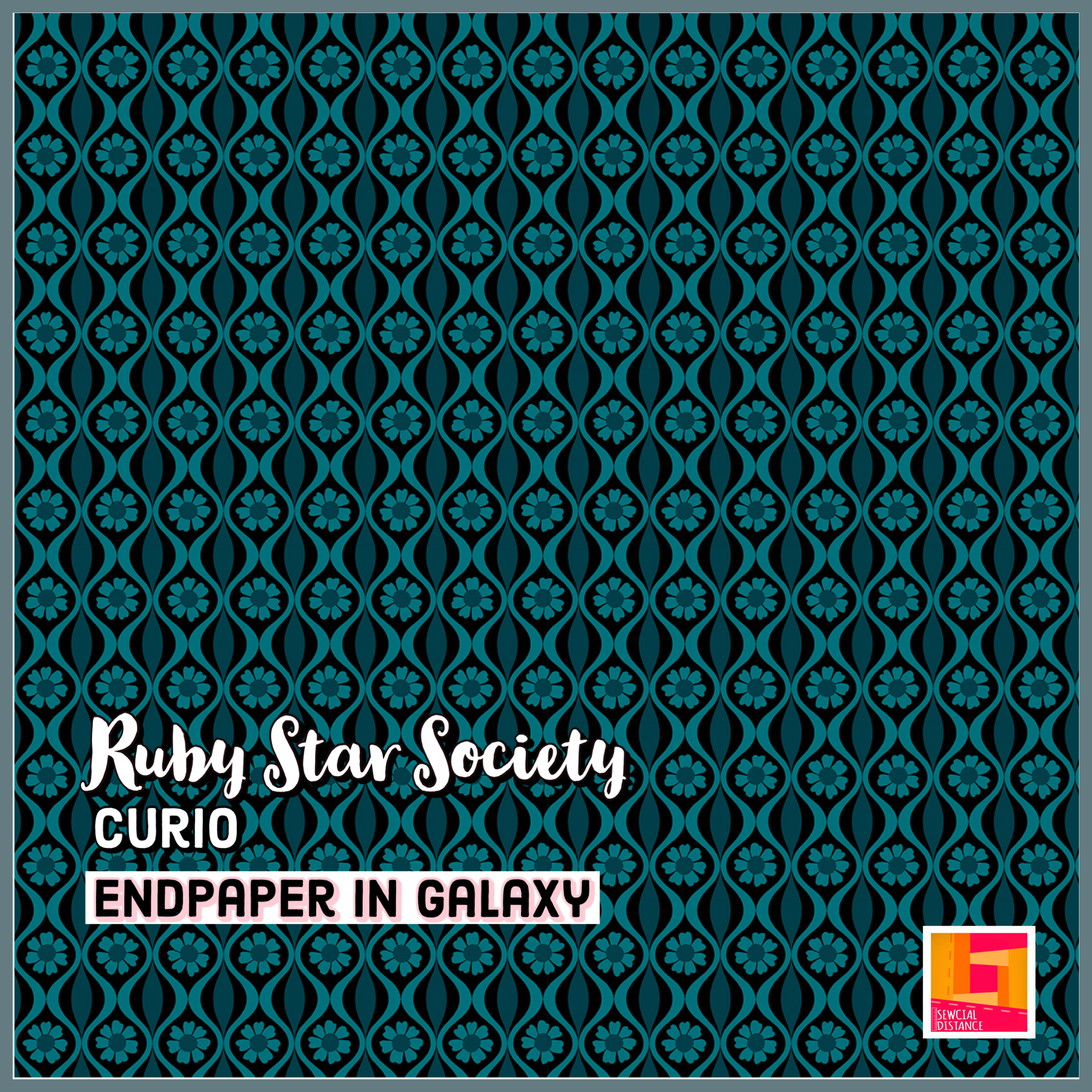 Ruby Star Society-Curio-Endpaper in Galaxy