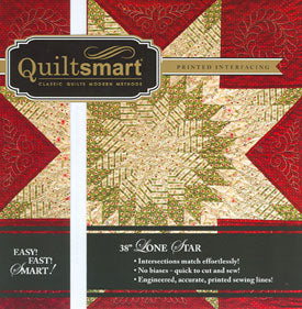 Quiltsmart-38in Lone Star Pattern and Interfacing