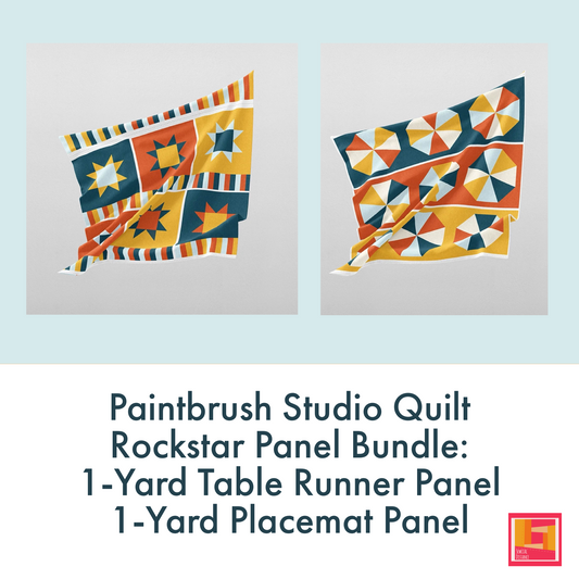 Paintbrush Studio-Quilting Rockstar-Gold Panel Bundle