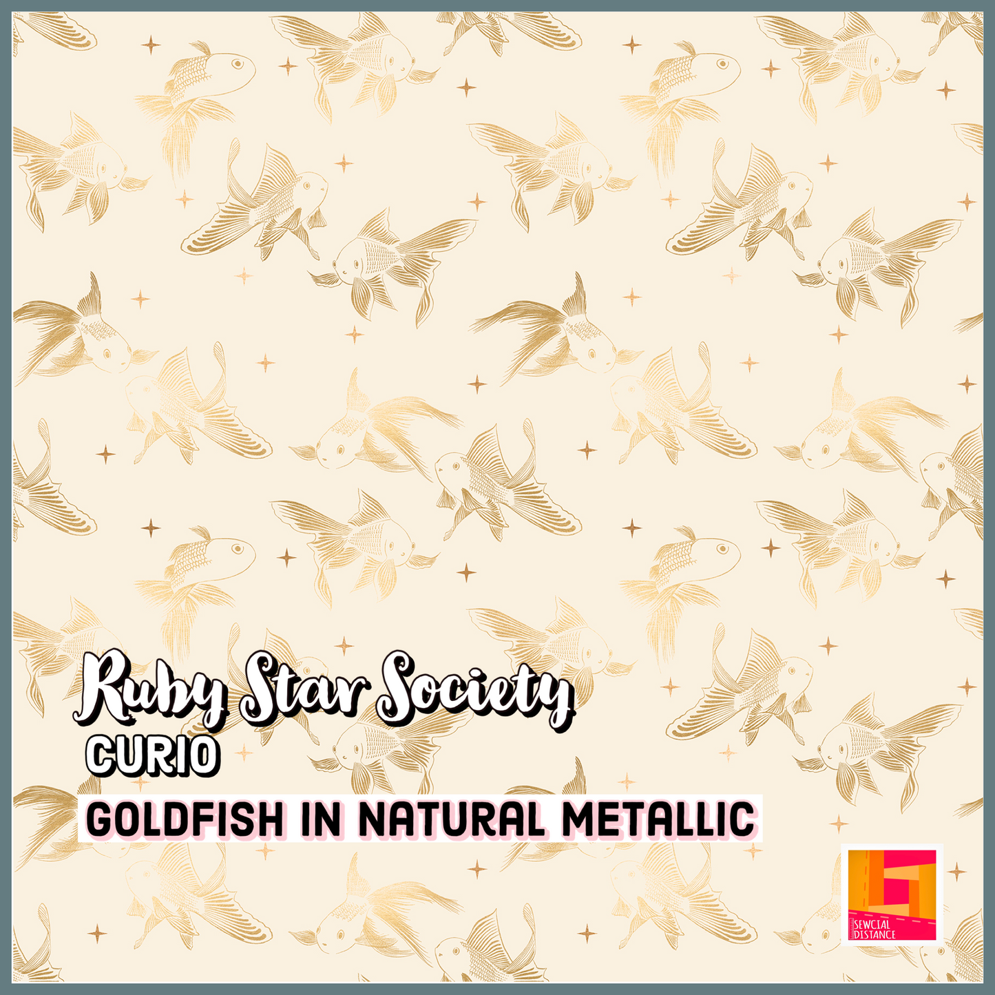 Ruby Star Society-Curio-Goldfish in Natural Metallic