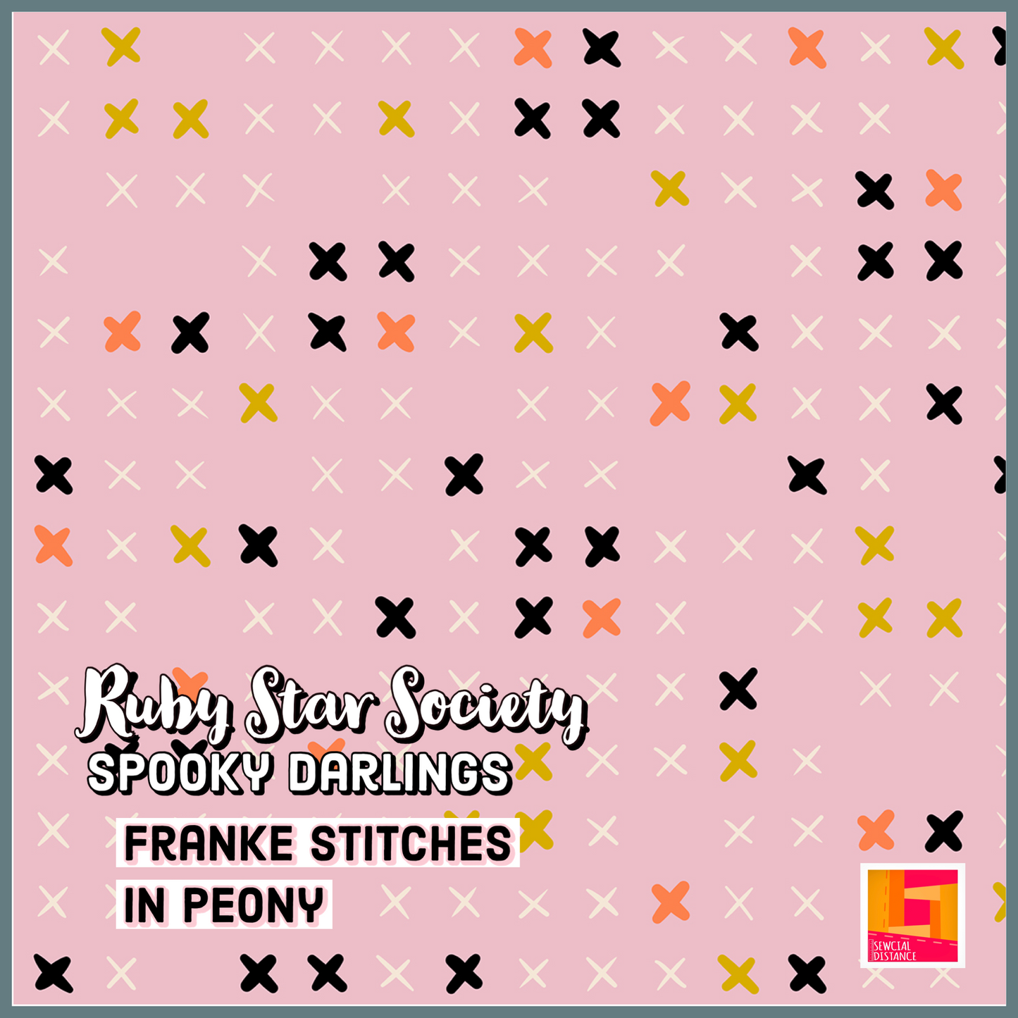 Ruby Star Society-Spooky Darlings-Frankenstitches in Peony