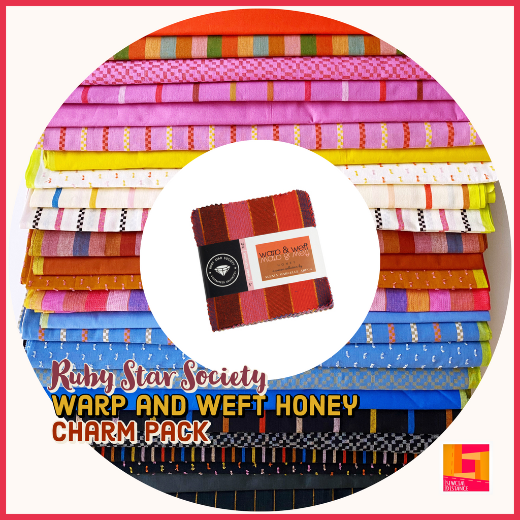 Ruby Star Society-Warp and Weft-Honey-Charm Pack