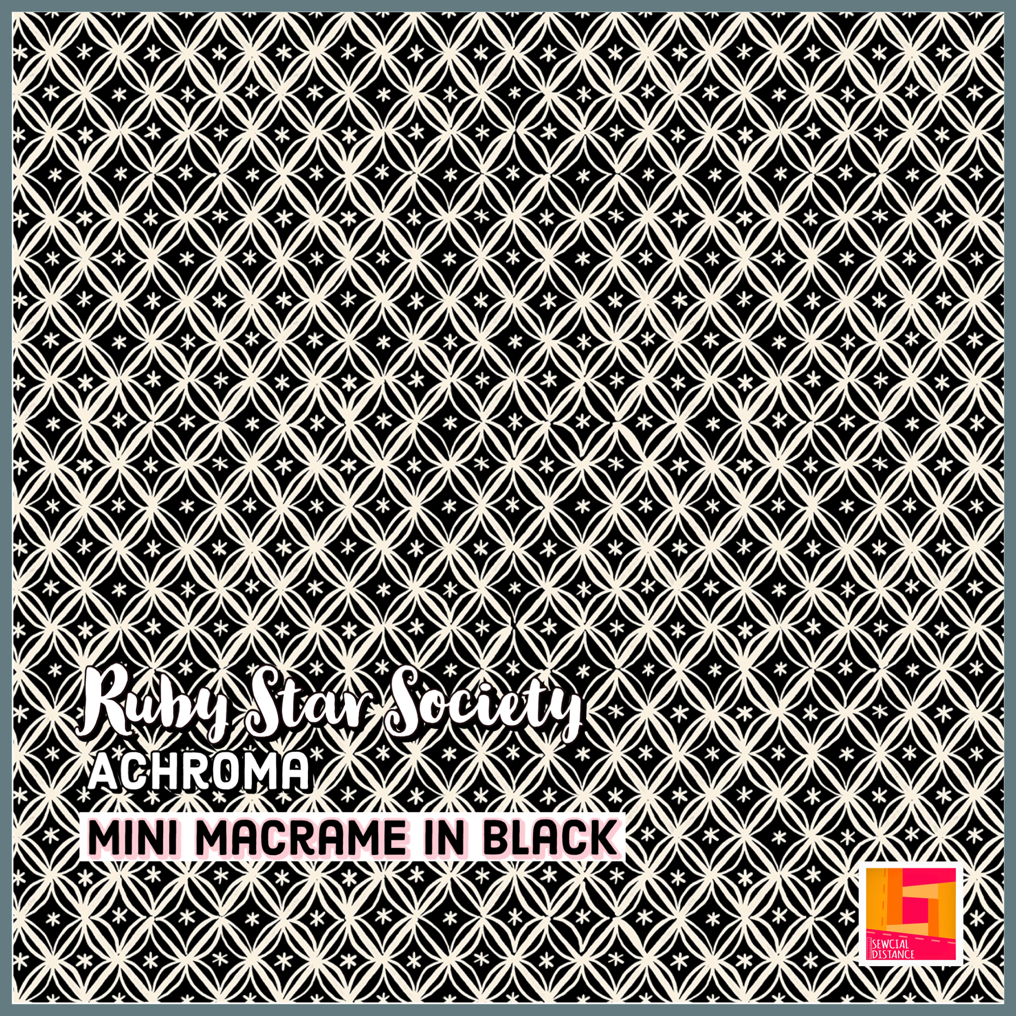 Ruby Star Society-Achroma-Mini Macrame in Black