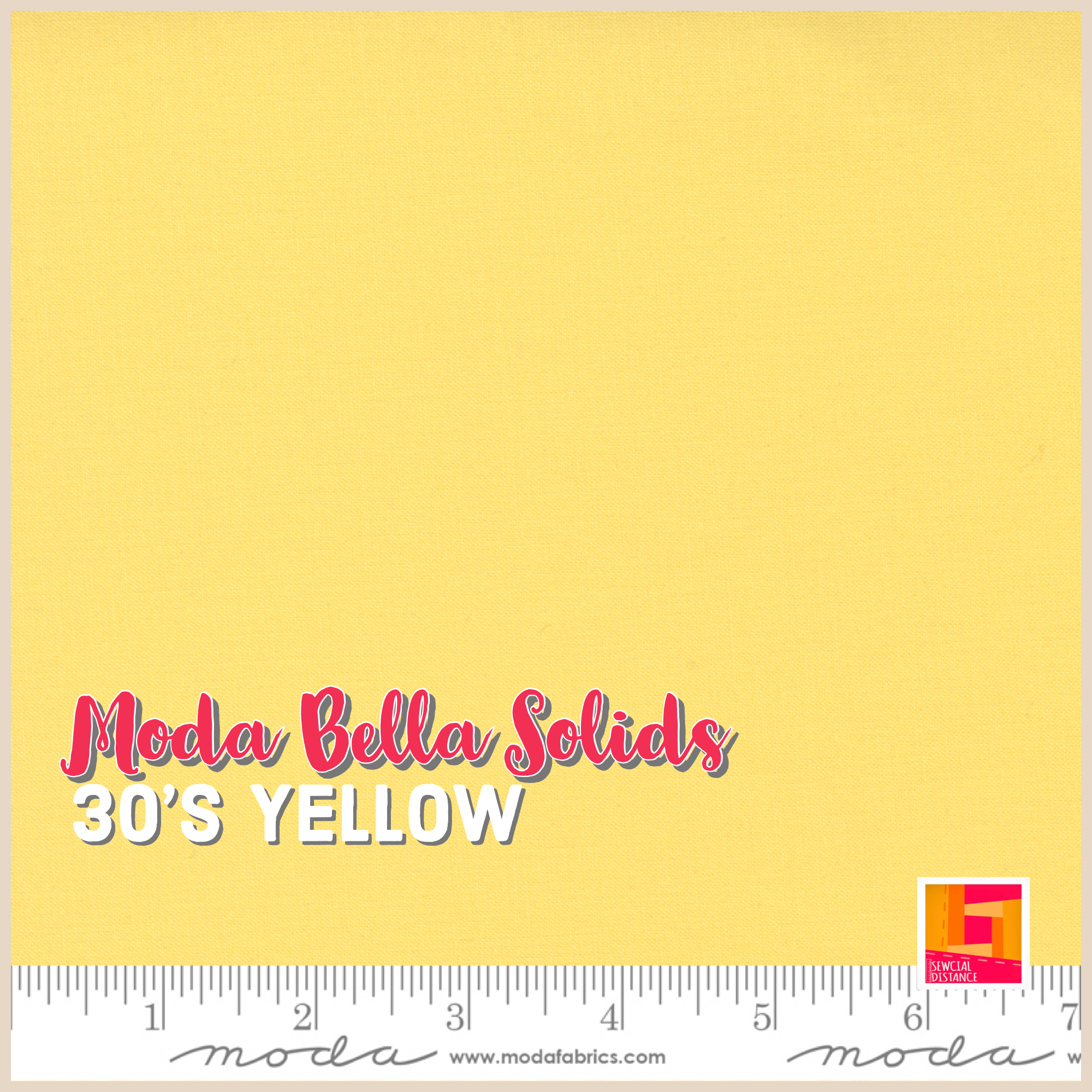 Moda Fabrics-Bella Solids-30’s Yellow